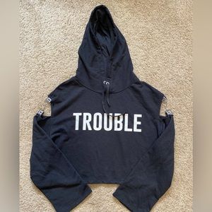 Stylish girl hoody